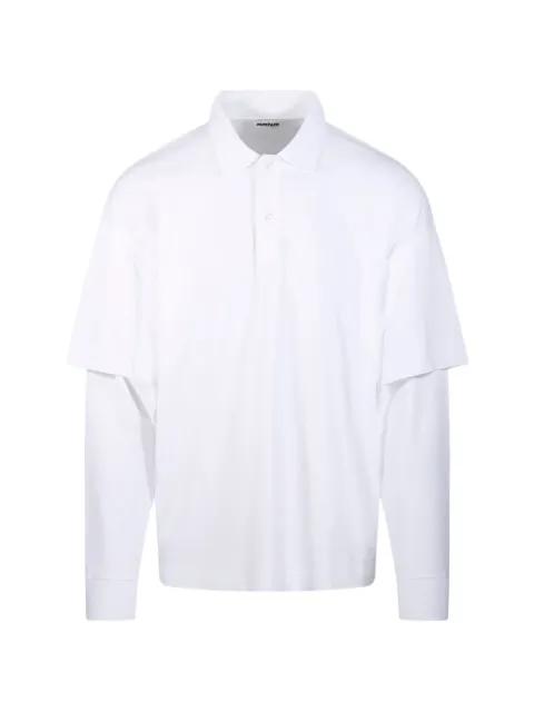 layered polo shirt by DARKPARK
