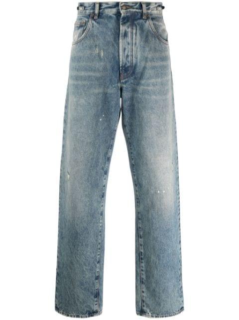 logo-patch straight-leg jeans by DARKPARK