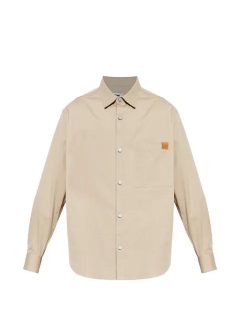 patch-pocket shirt by DARKPARK