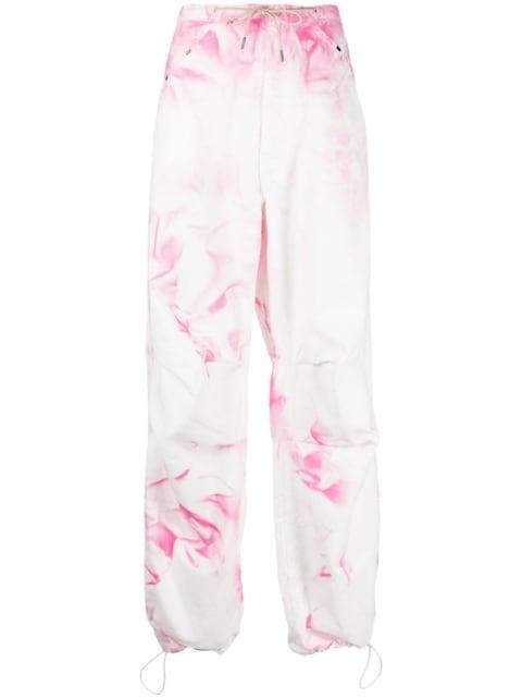 tie-dye cargo trousers by DARKPARK