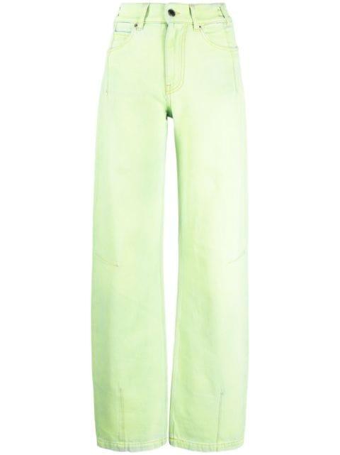 wide-leg denim jeans by DARKPARK