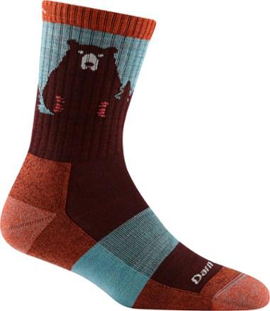 Bear Town Micro Crew Socks by DARN TOUGH