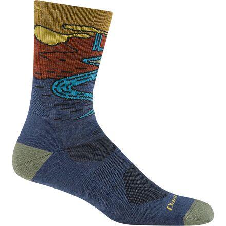 Chasing Waterfalls Lightweight Micro Crew Sock by DARN TOUGH