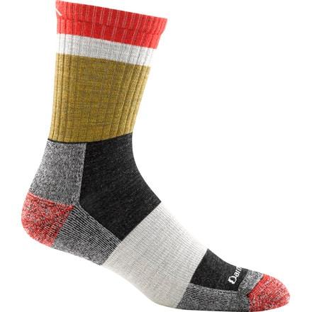 Heady Stripe Micro Crew Light Cushion Sock by DARN TOUGH