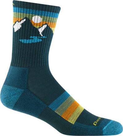 Sunset Ridge Micro Crew Lightweight Hiking Socks by DARN TOUGH