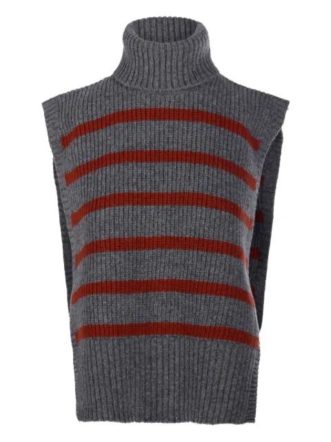 turtleneck striped sweater by DAVANTINO