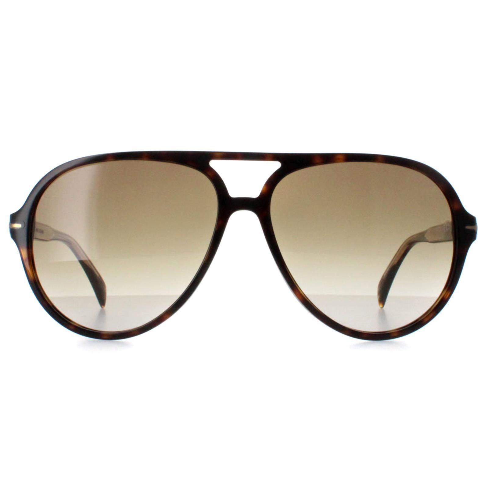 Aviator Havana Brown Gradient DB1091/S by DAVID BECKHAM
