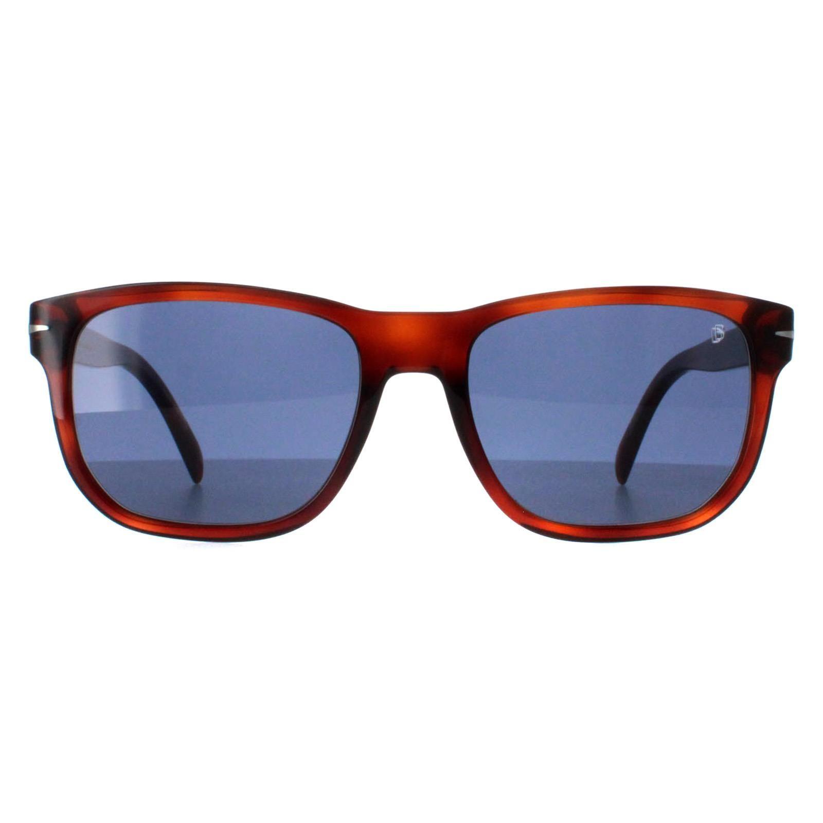 Rectangle Tortoise Blue DB1045/S by DAVID BECKHAM