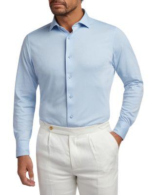 Cotton Knit Shirt by DAVID DONAHUE