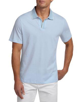 Hemingway Cotton Silk Polo Shirt by DAVID DONAHUE