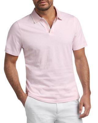 Hemingway Cotton Silk Polo Shirt by DAVID DONAHUE