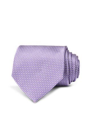 Micro Jacquard Silk Tie by DAVID DONAHUE