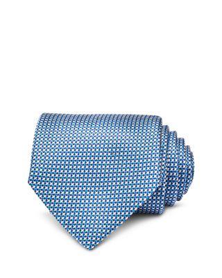 Micro Jacquard Silk Tie by DAVID DONAHUE