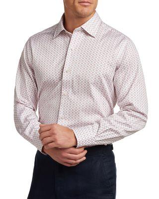 Neat Print Shirt by DAVID DONAHUE