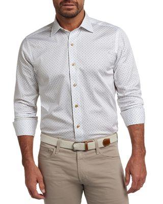 Neat Print Shirt by DAVID DONAHUE