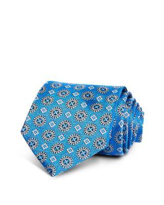 Silk Classic Medallion Tie by DAVID DONAHUE