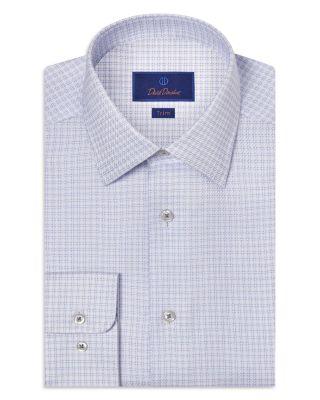 Trim Fit Box Dobby Dress Shirt by DAVID DONAHUE