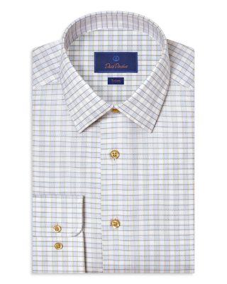 Trim Fit Dobby Check Dress Shirt by DAVID DONAHUE