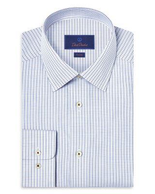 Trim Fit Dobby Check Dress Shirt by DAVID DONAHUE