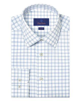 Trim Fit Dobby Check Dress Shirt by DAVID DONAHUE