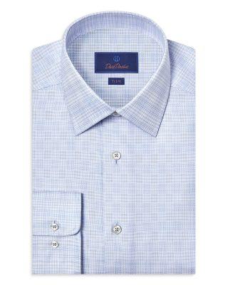 Trim Fit Dobby Check Dress Shirt by DAVID DONAHUE