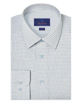 Trim Fit Dobby Check Dress Shirt by DAVID DONAHUE
