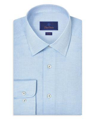 Trim Fit Micro Dobby Dress Shirt by DAVID DONAHUE