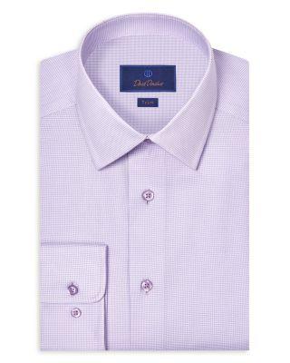 Trim Fit Micro Dobby Dress Shirt by DAVID DONAHUE