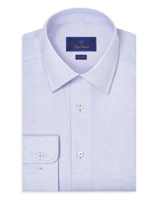 Trim Fit Micro Dobby Dress Shirt by DAVID DONAHUE