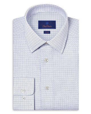 Trim Fit Printed Dobby Dress Shirt by DAVID DONAHUE