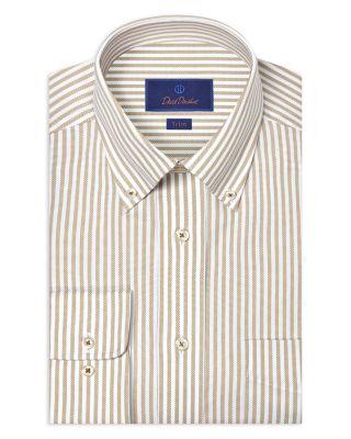 Trim Fit Royal Oxford Stripe Dress Shirt by DAVID DONAHUE