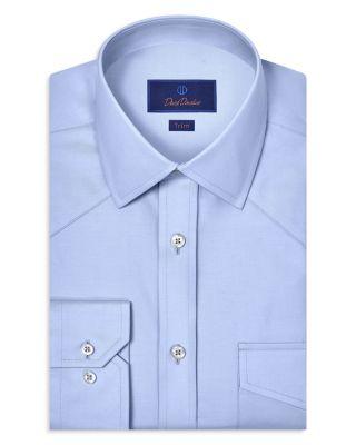 Trim Fit Twill Western Shirt by DAVID DONAHUE