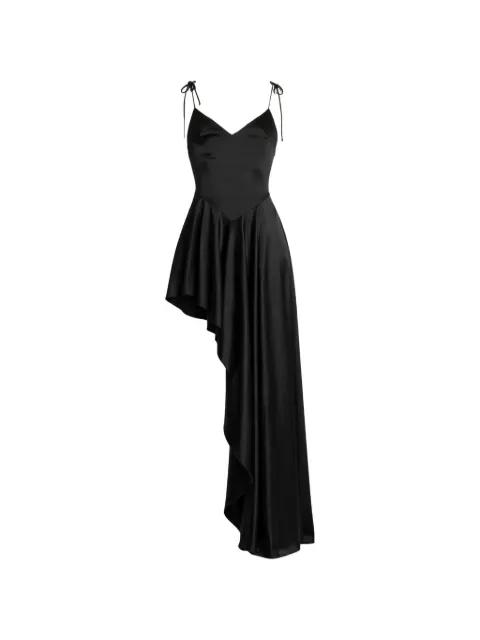 asymmetric ruffled dress by DAVID KOMA