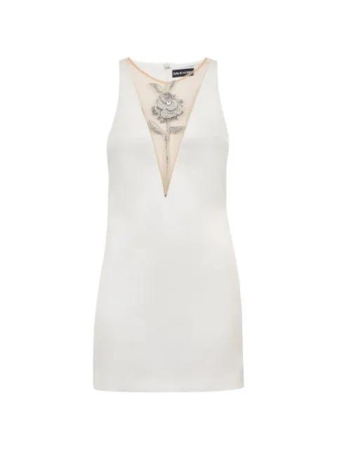 crystal-rose mini dress by DAVID KOMA
