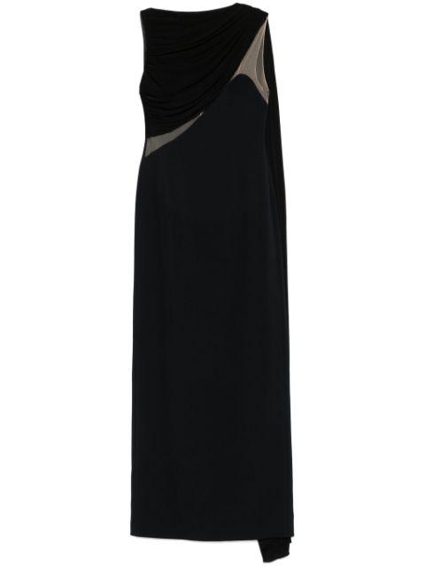 draped gown by DAVID KOMA