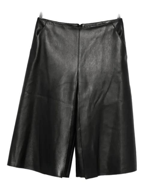 leather culottes by DAVID KOMA
