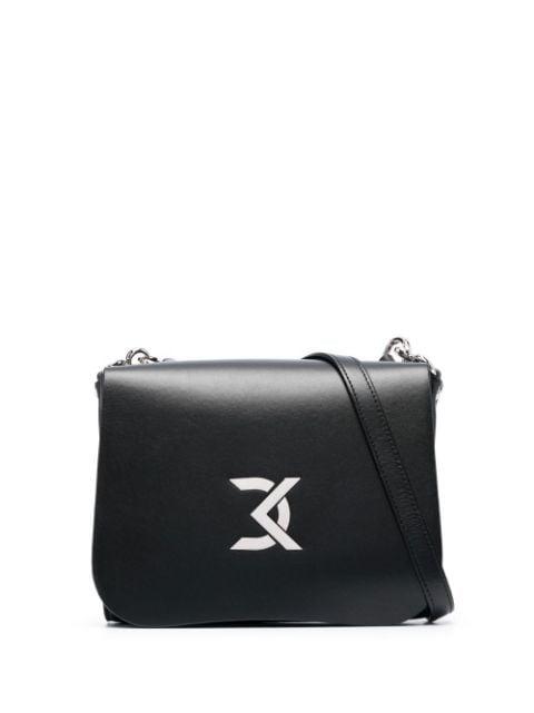 logo plaque shoulder bag by DAVID KOMA