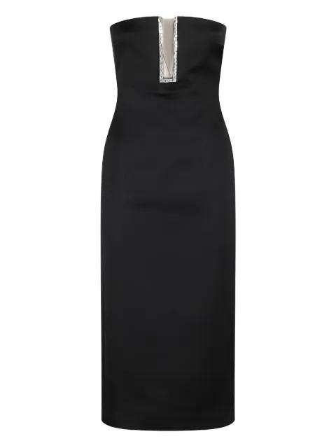 rhinestone-embellished midi dress by DAVID KOMA