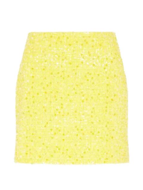 sequin-embellish mini skirt by DAVID KOMA