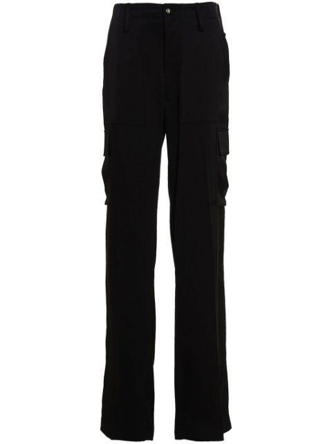 slim cargo trousers by DAVID KOMA