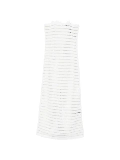 spaghetti-strap midi dress by DAVID KOMA