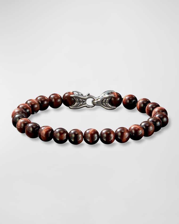 8mm Men's Spiritual Bead Bracelet by DAVID YURMAN