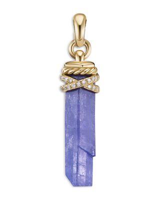 Amulets 18K Yellow Gold Wrapped Amulet with Pav&eacute; Diamonds by DAVID YURMAN