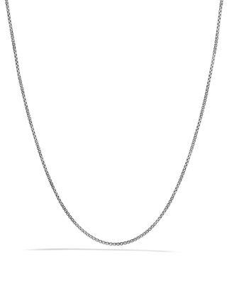 Baby Box Chain with Gold 16"-72" by DAVID YURMAN