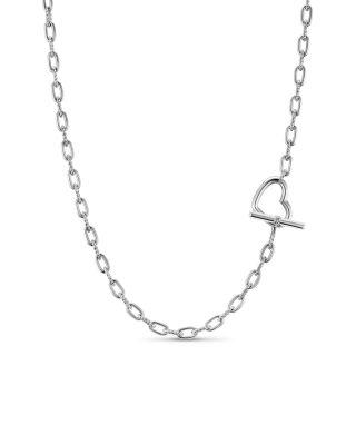 DY Madison&reg; Heart Toggle Chain Necklace in Sterling Silver by DAVID YURMAN