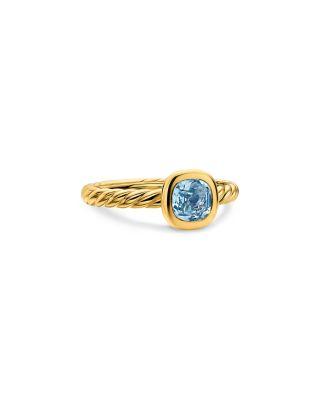 DY Mercer Color Cable Ring in 18K Yellow Gold with Gemstones 5.5mm by DAVID YURMAN