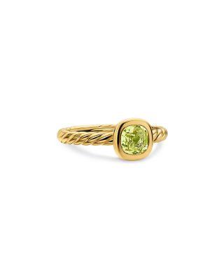 DY Mercer Color Cable Ring in 18K Yellow Gold with Gemstones 5.5mm by DAVID YURMAN