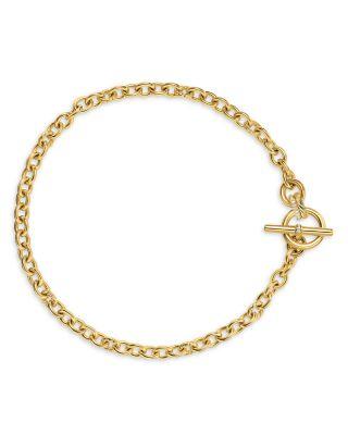 DY Mercer&reg; Toggle Chain Necklace in 18K Yellow Gold with Diamonds by DAVID YURMAN