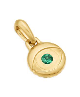 Men's 18K Yellow Gold Blue Evil Eye Amulet Pendant by DAVID YURMAN