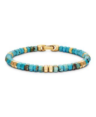 Men's 18K Yellow Gold Spiritual Beads Bracelet by DAVID YURMAN